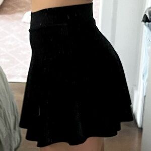 Forever 21 Black Skater Skirt